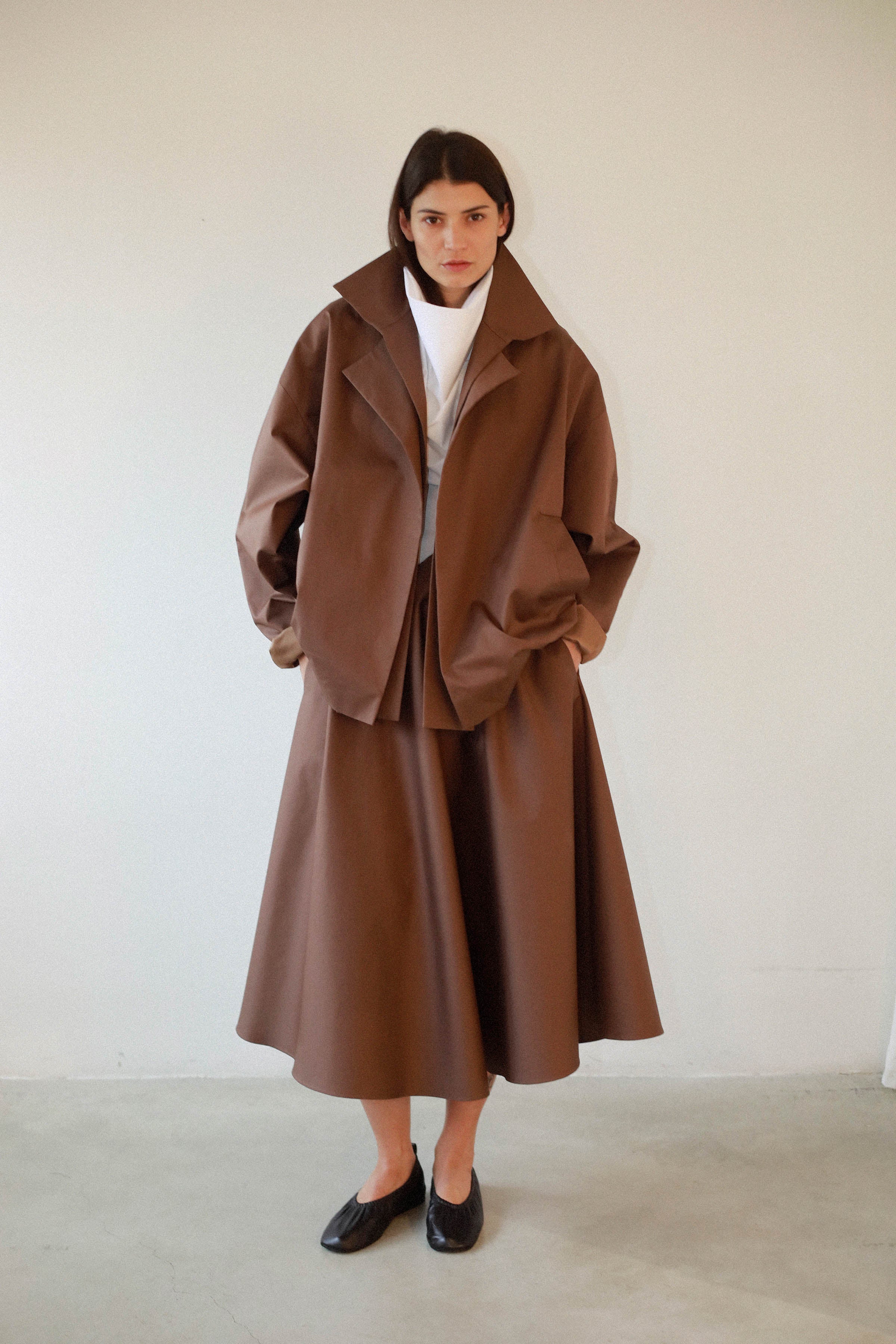 JACKET WITH DETACHABLE COLLAR