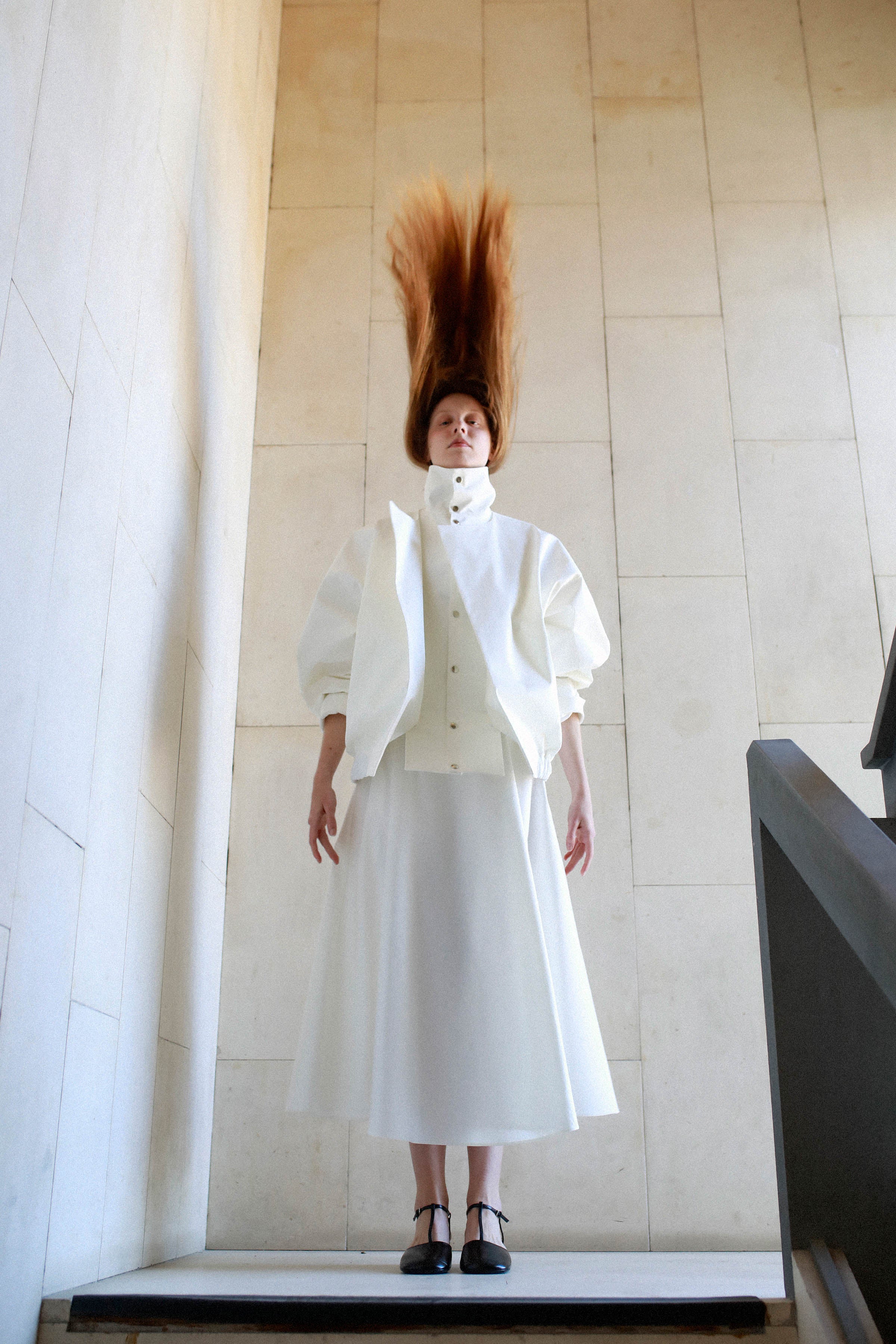 JACKET WITH DETACHABLE COLLAR