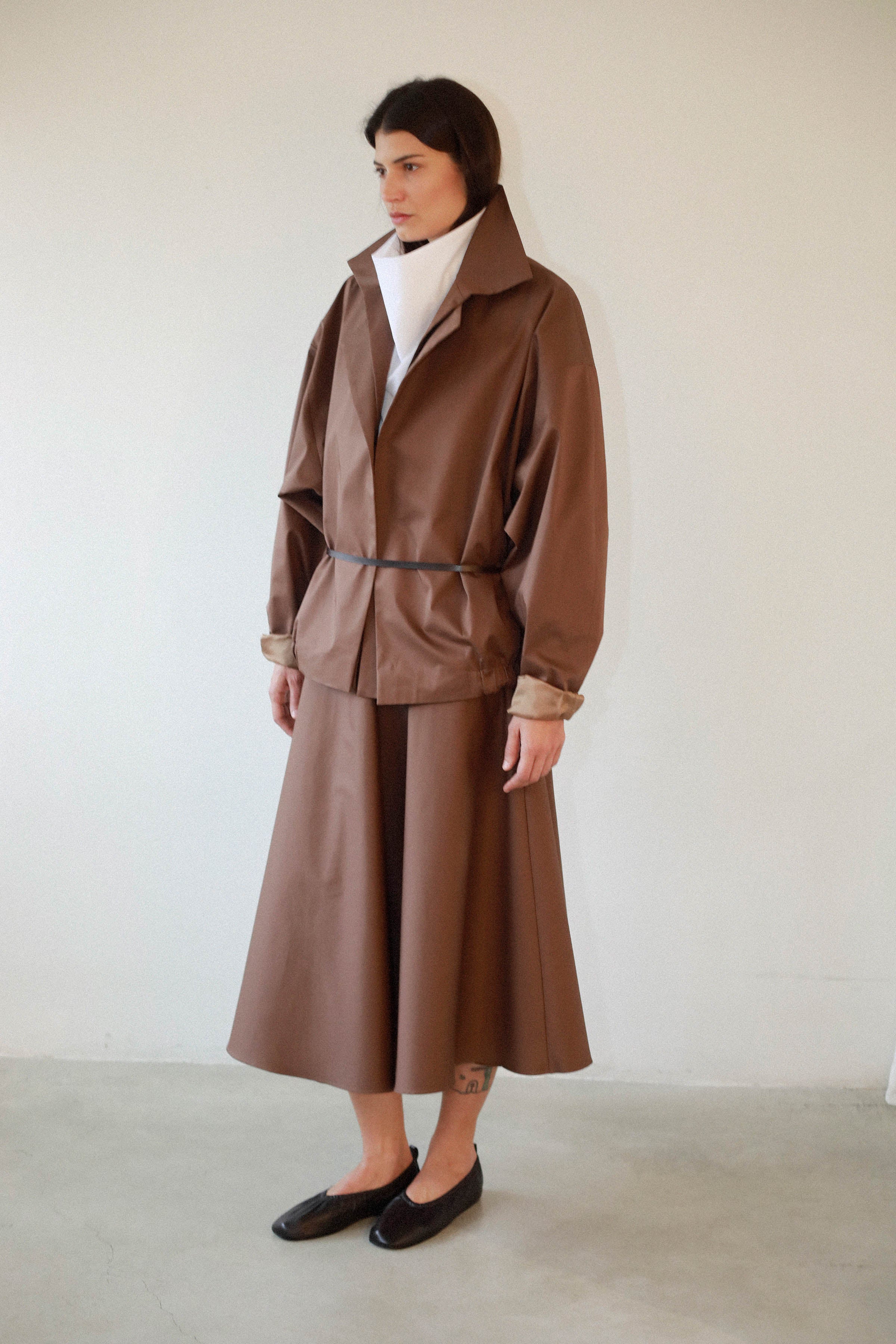 JACKET WITH DETACHABLE COLLAR