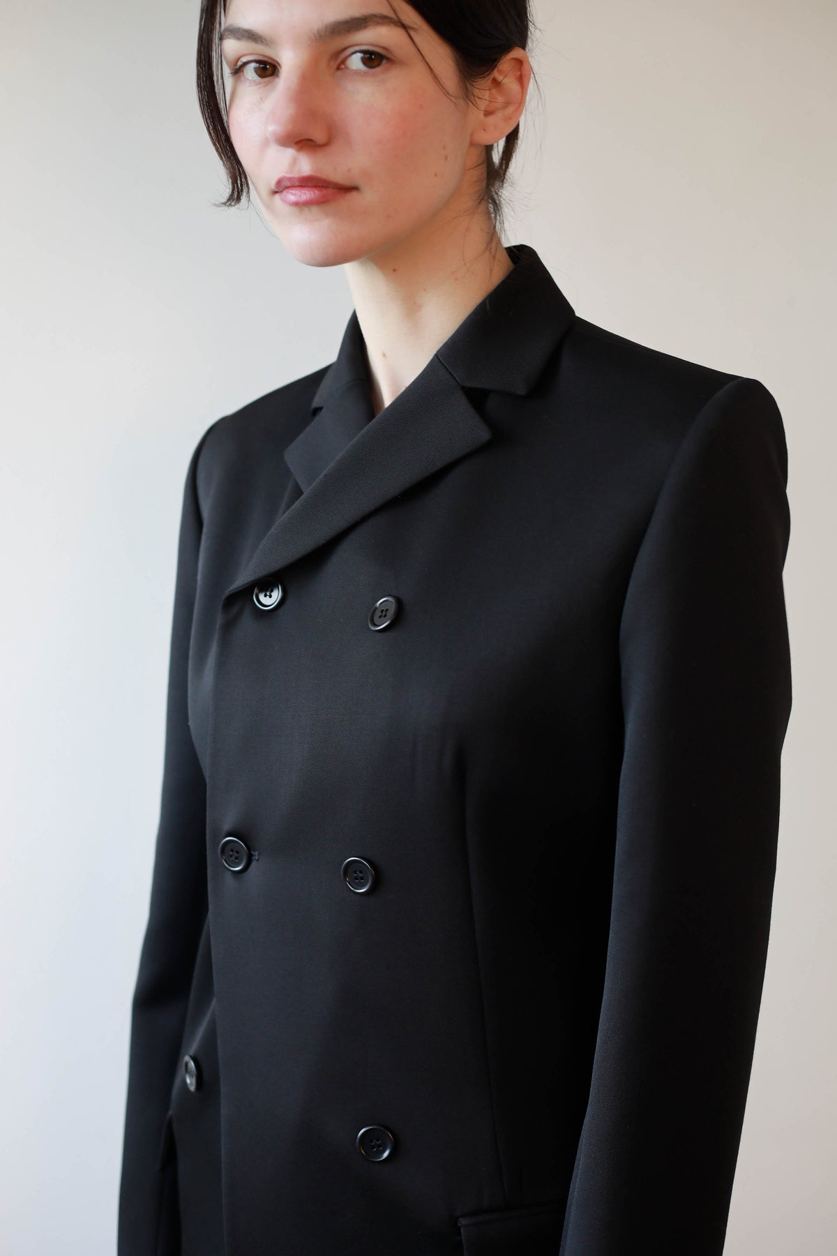 CHAQUETA SASTRE CRUCE ALTO NEGRO