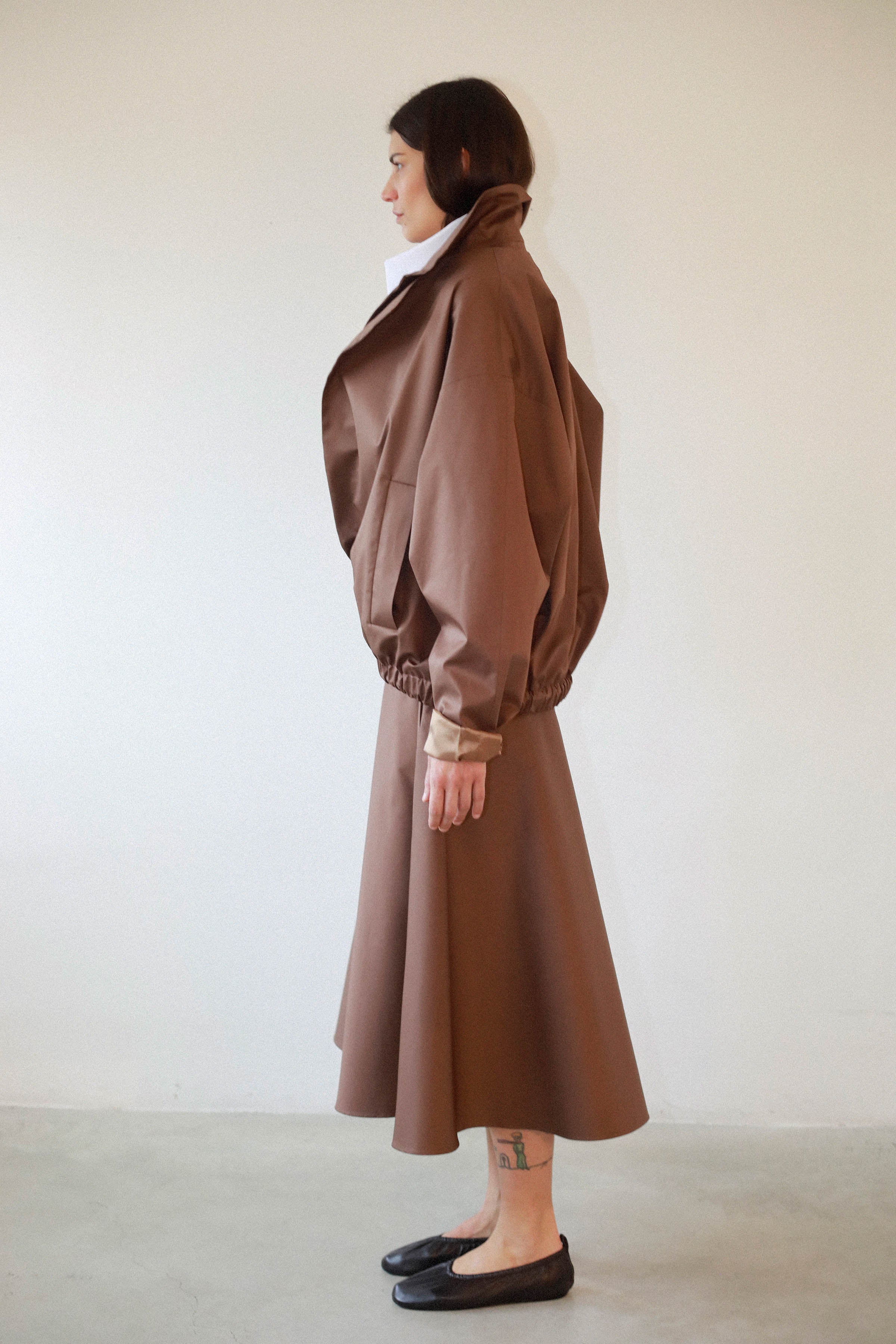 JACKET WITH DETACHABLE COLLAR