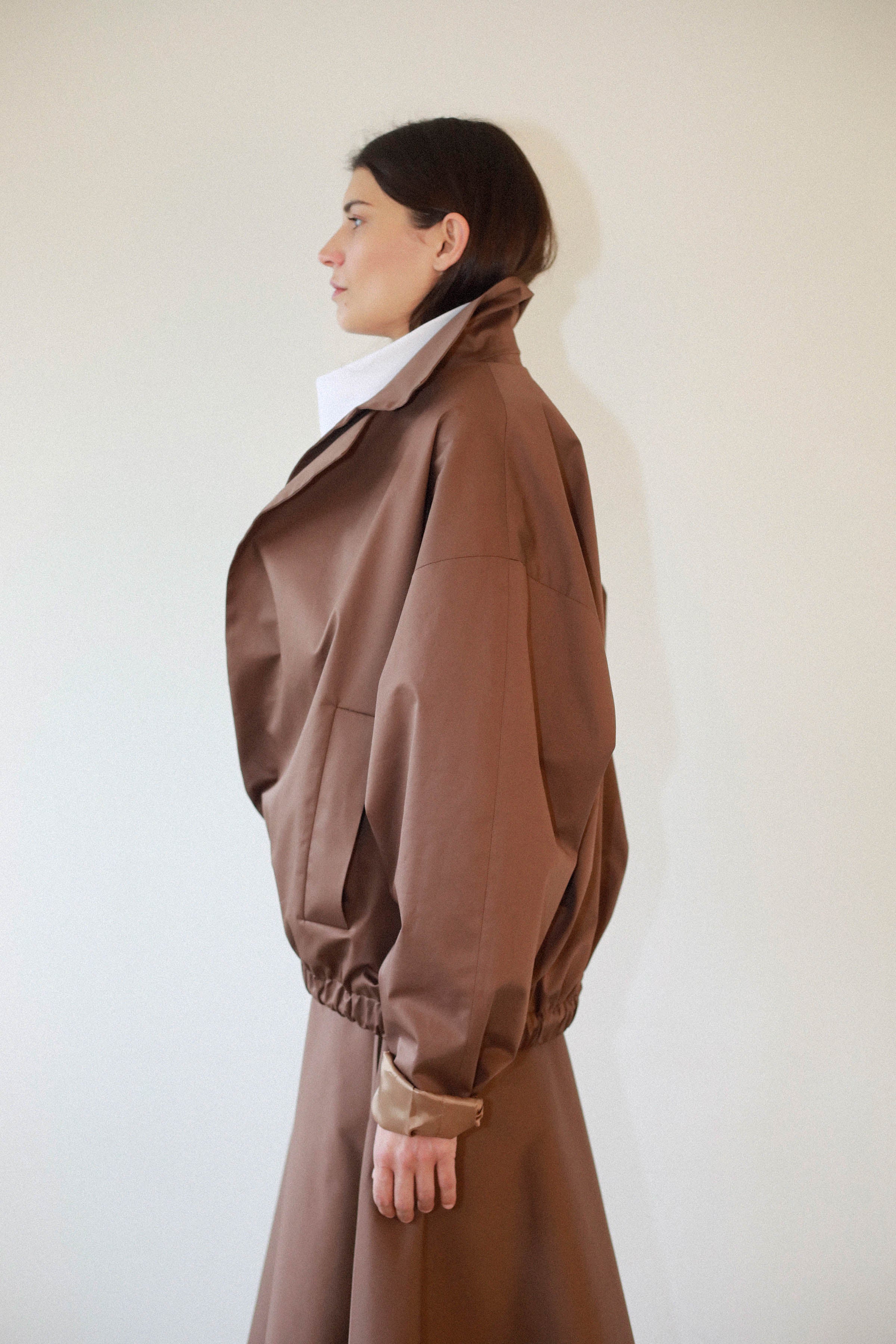 JACKET WITH DETACHABLE COLLAR