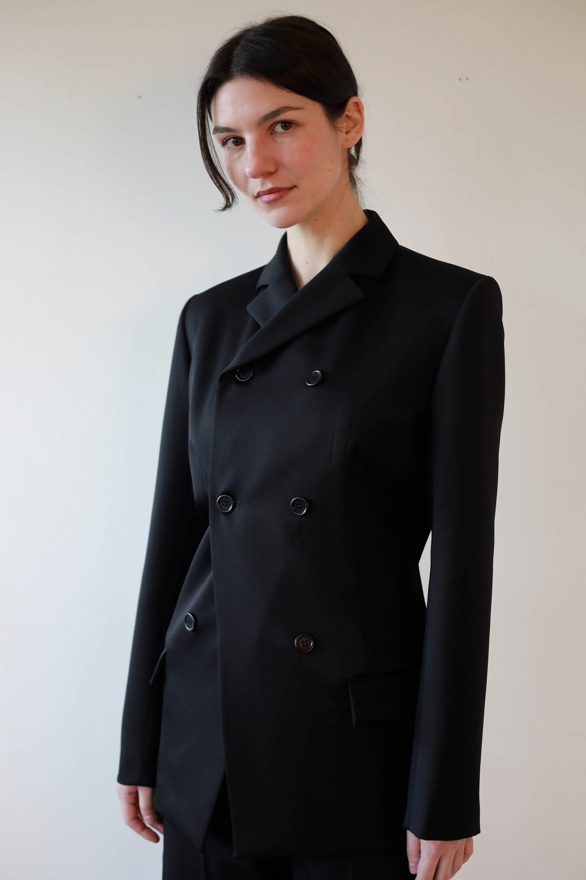 CHAQUETA SASTRE CRUCE ALTO NEGRO