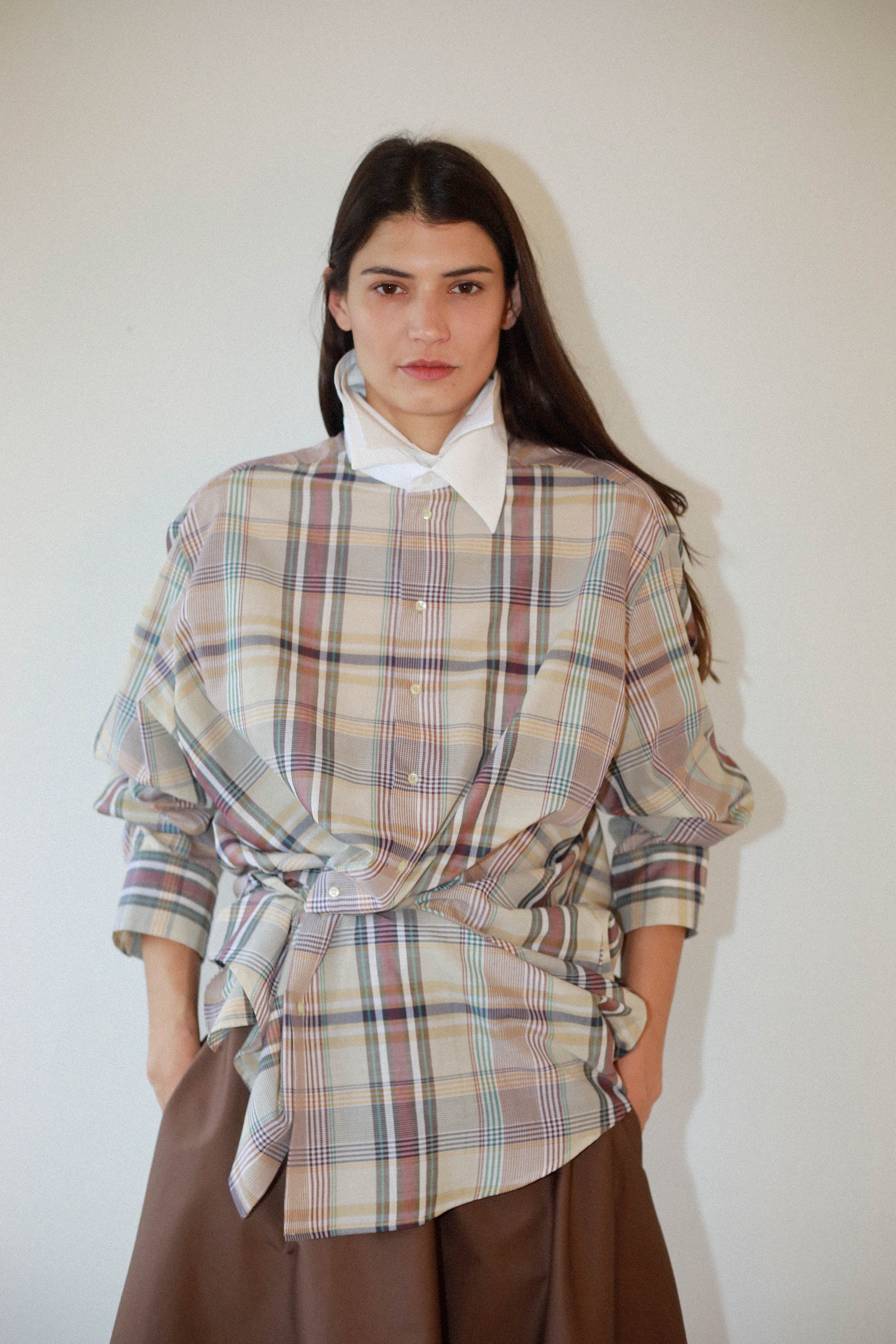CAMISA OVERSIZE CUADROS