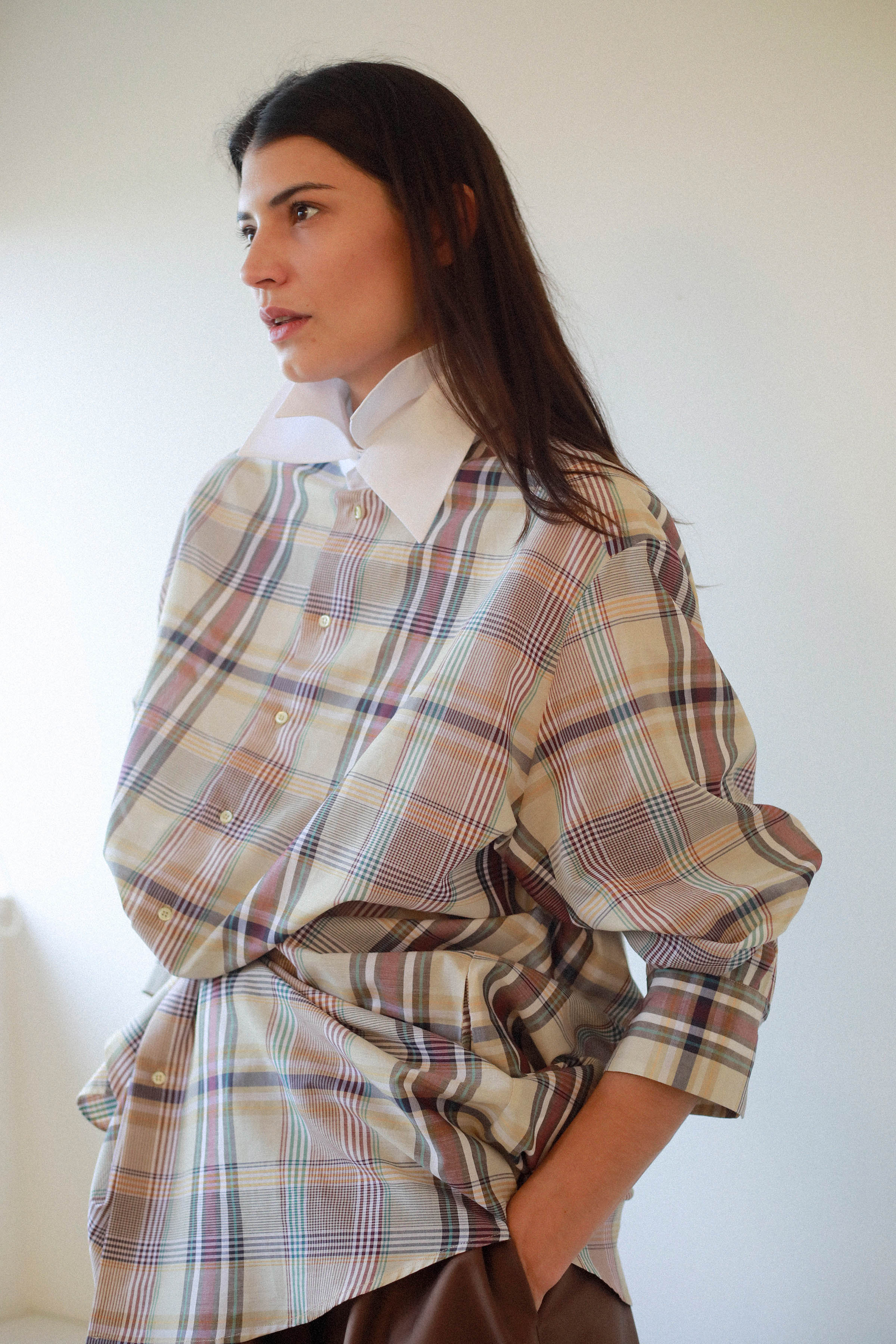 CAMISA OVERSIZE CUADROS