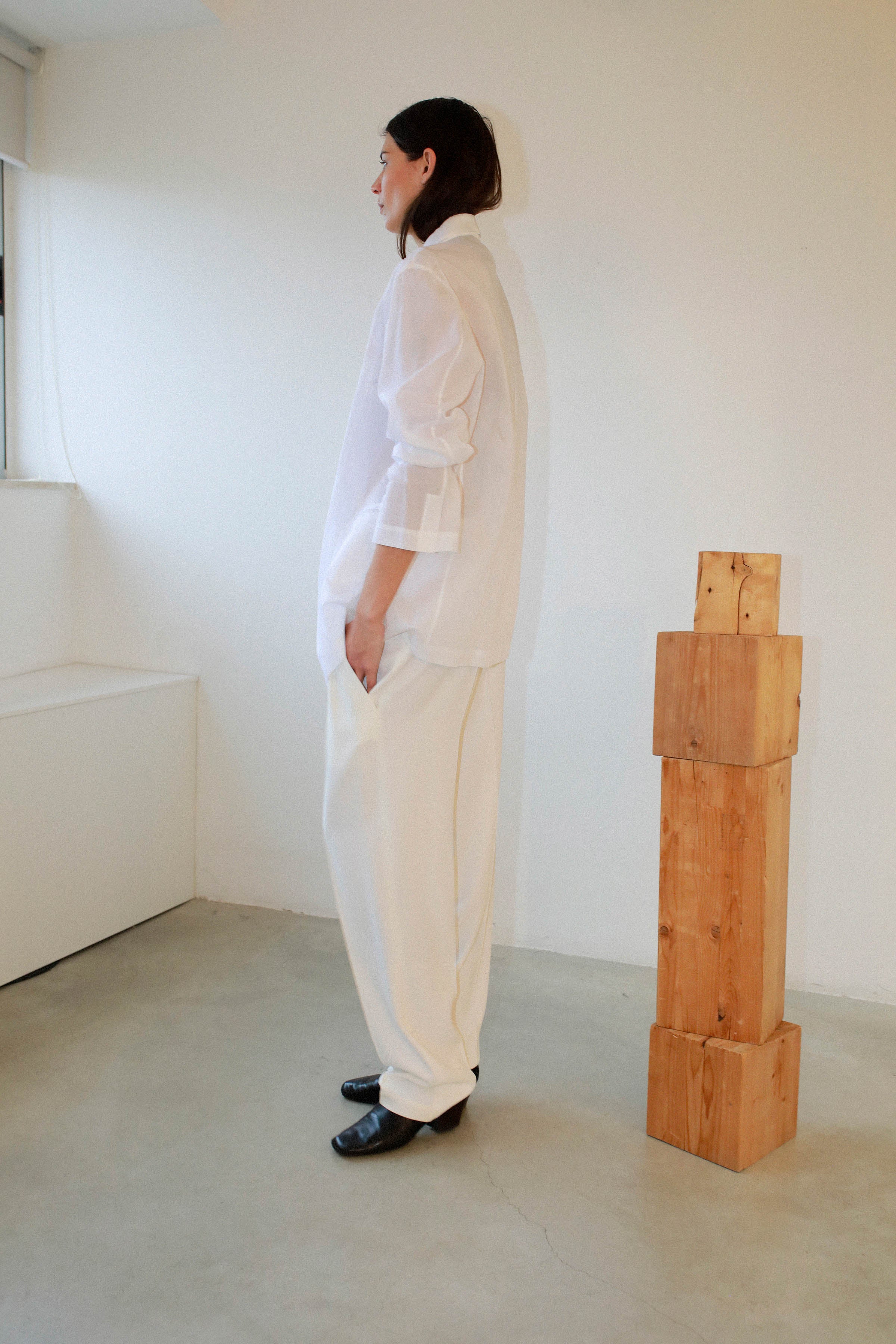 TRANSPARENT ORGANDI JACKET