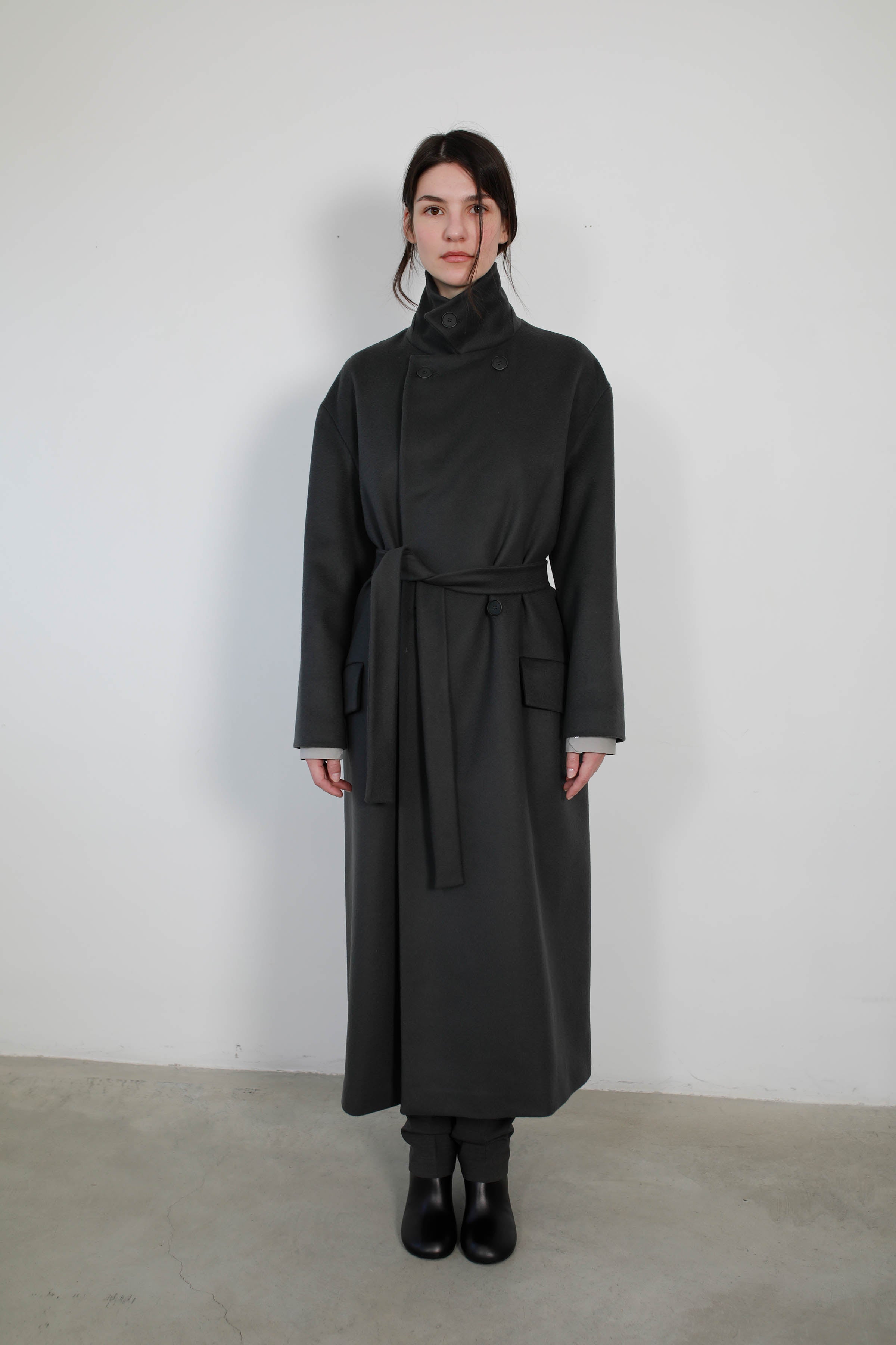 ABRIGO LANA & CASHMERE GRIS