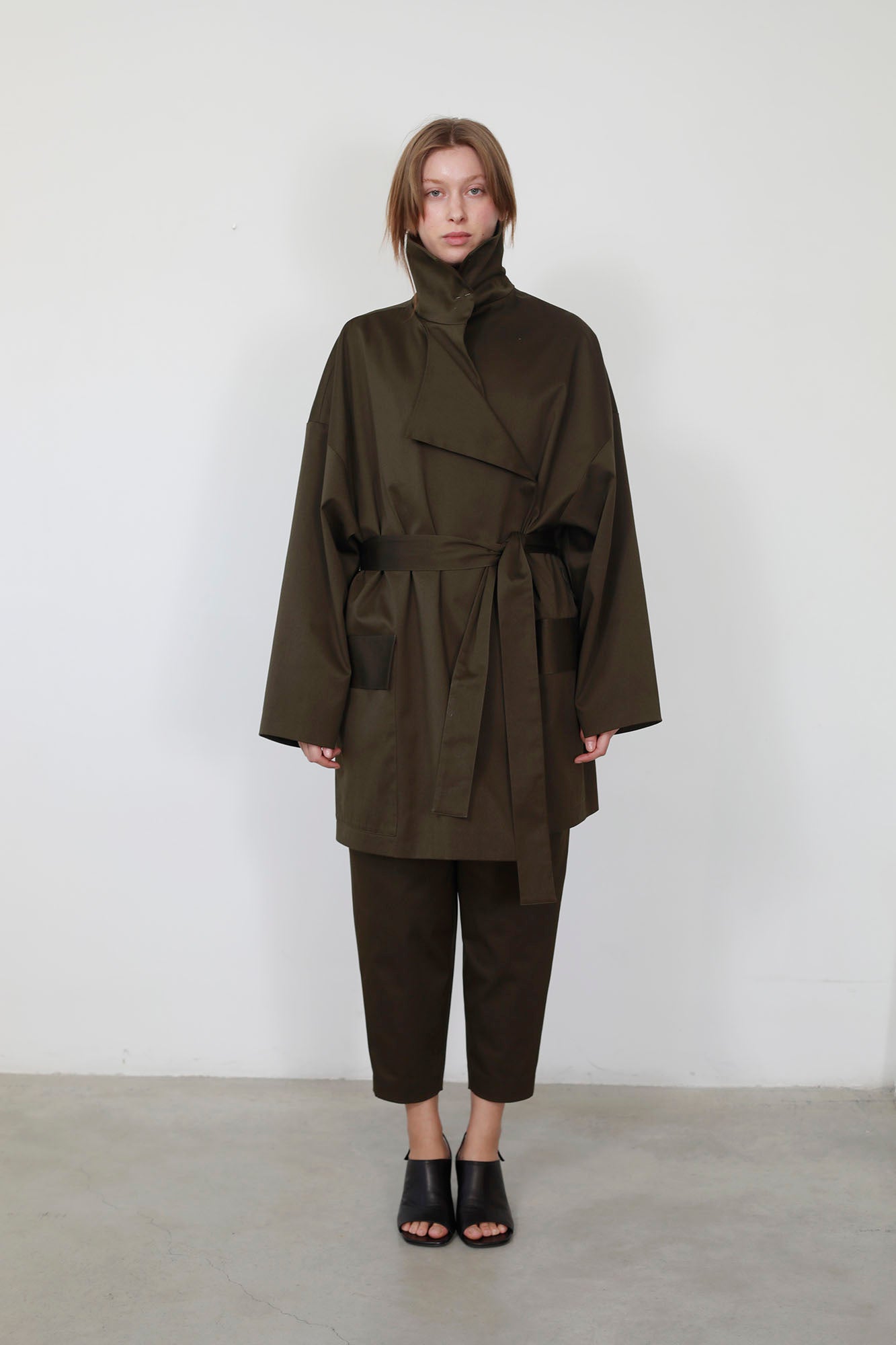 PARKA OVERSIZE DOBLE SOLAPA UNISEX OLIVA