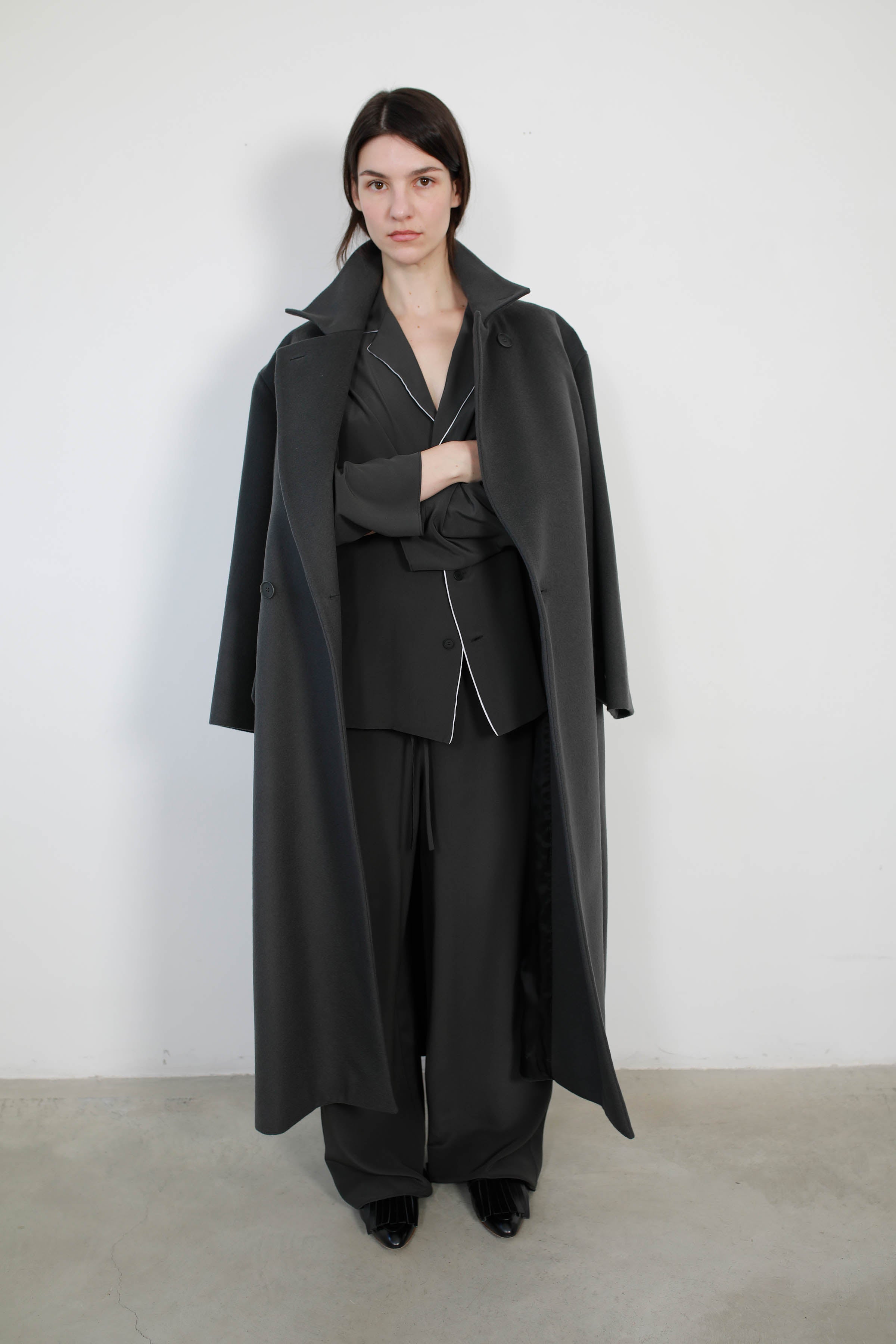 ABRIGO LANA & CASHMERE GRIS