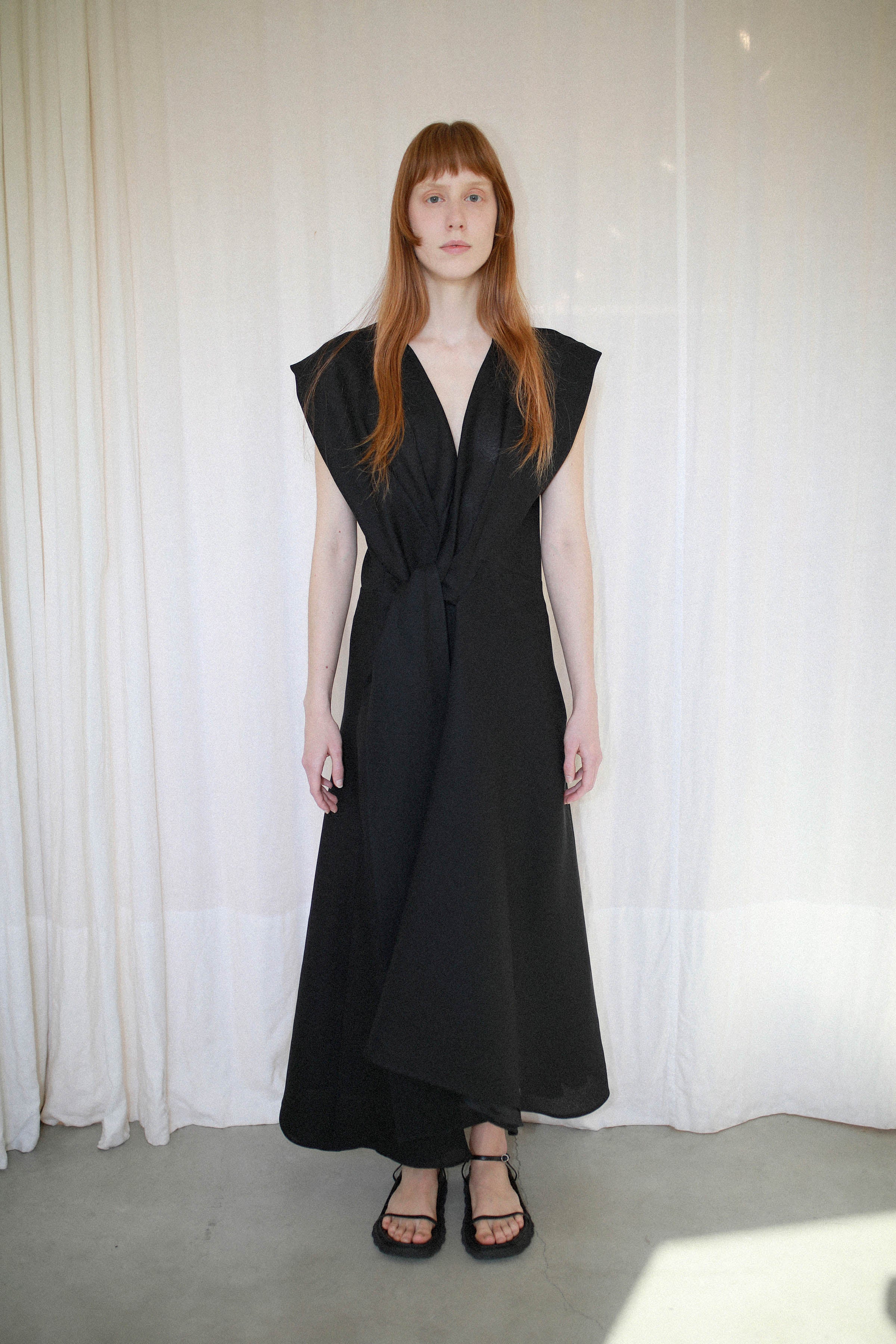VESTIDO NUDO LARGO