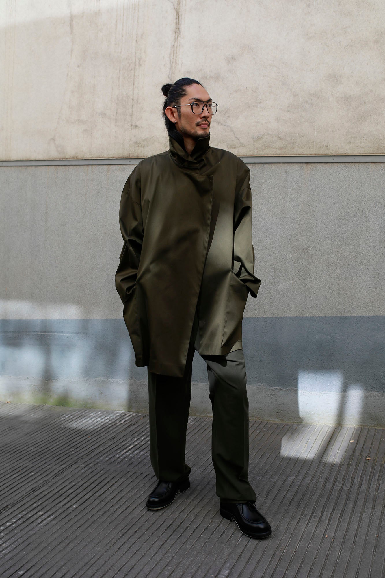 PARKA OVERSIZE DOBLE SOLAPA CAQUI UNISEX