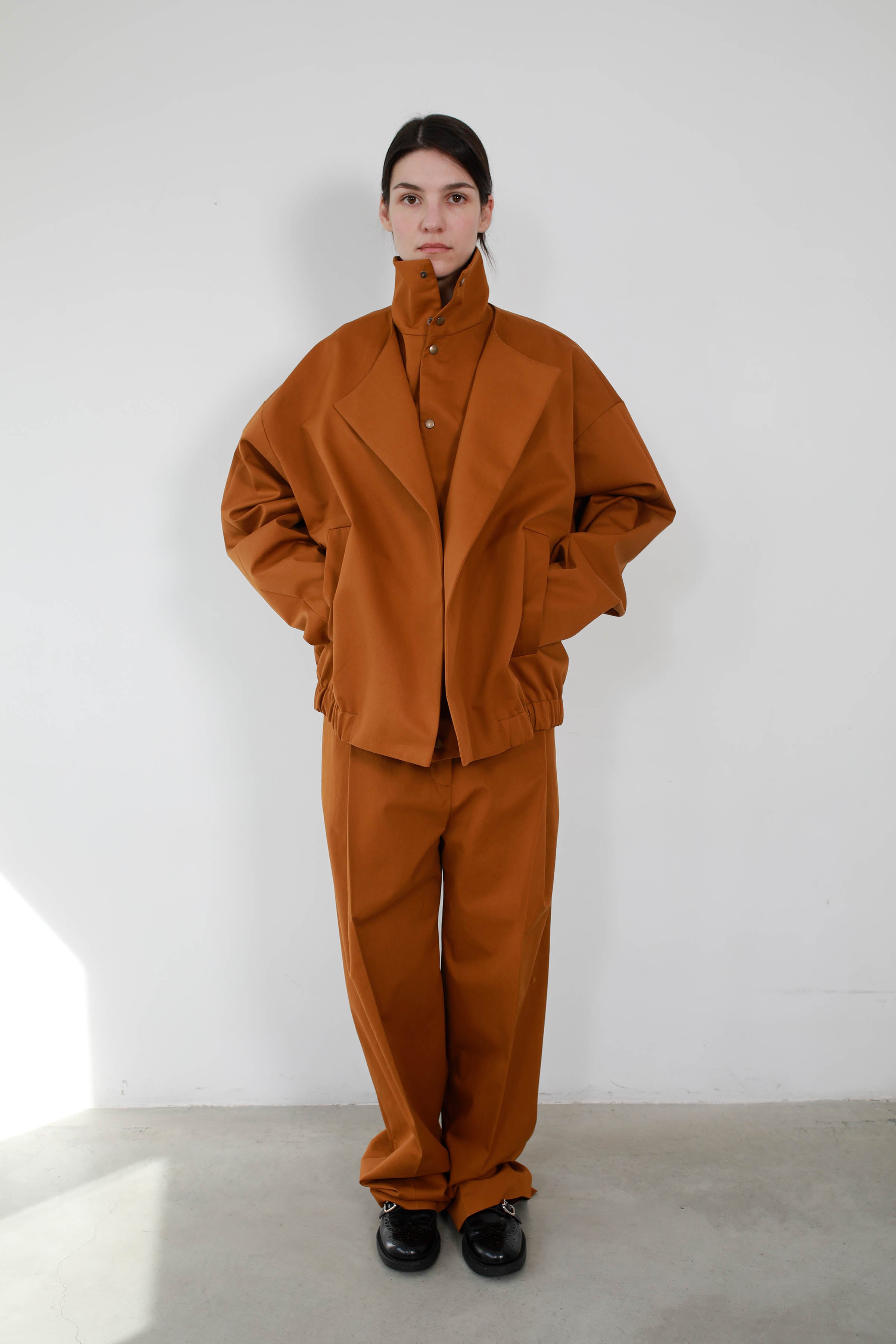 CAZADORA CON CUELLO DESMONTABLE COTTON HONEY