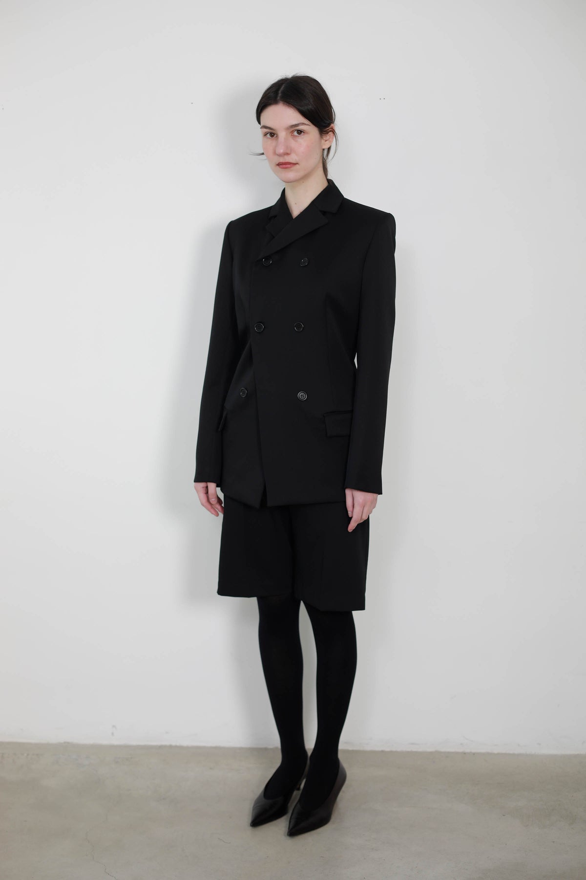 CHAQUETA SASTRE CRUCE ALTO NEGRO