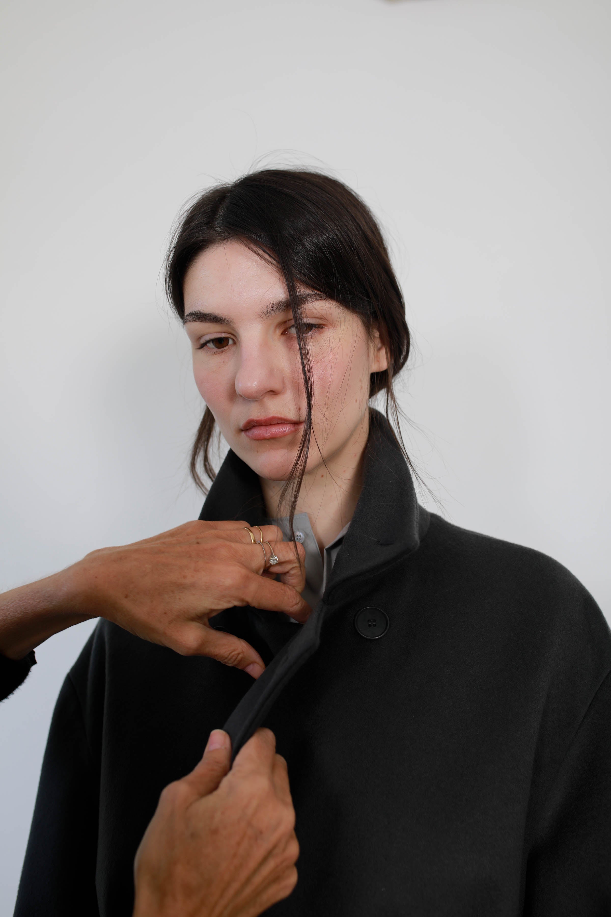 ABRIGO LANA & CASHMERE GRIS