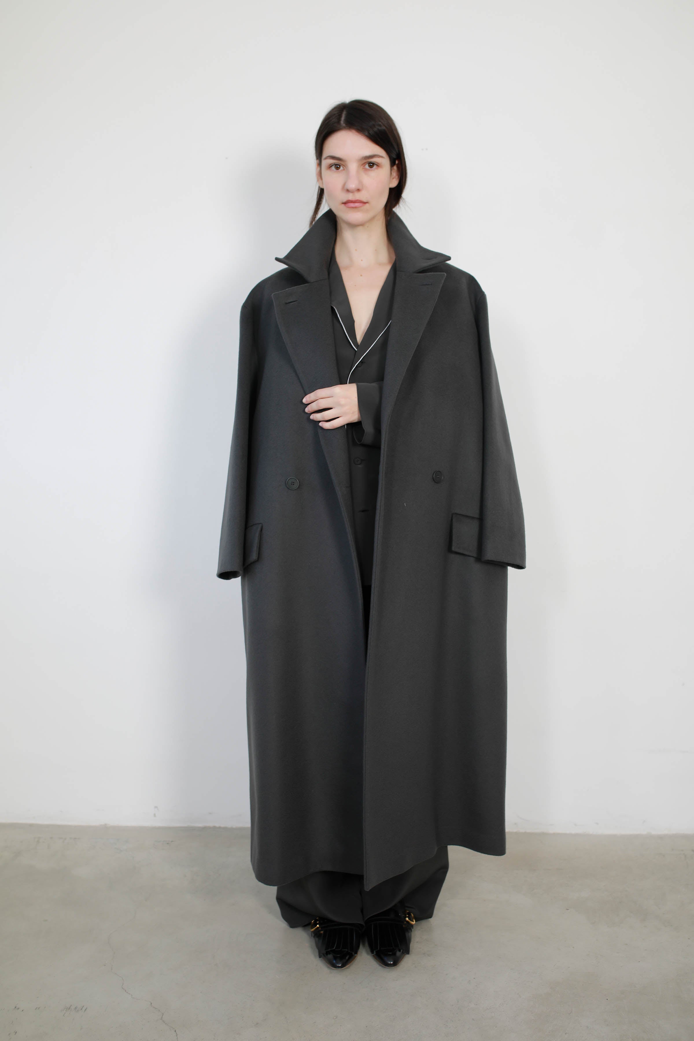 ABRIGO LANA & CASHMERE GRIS