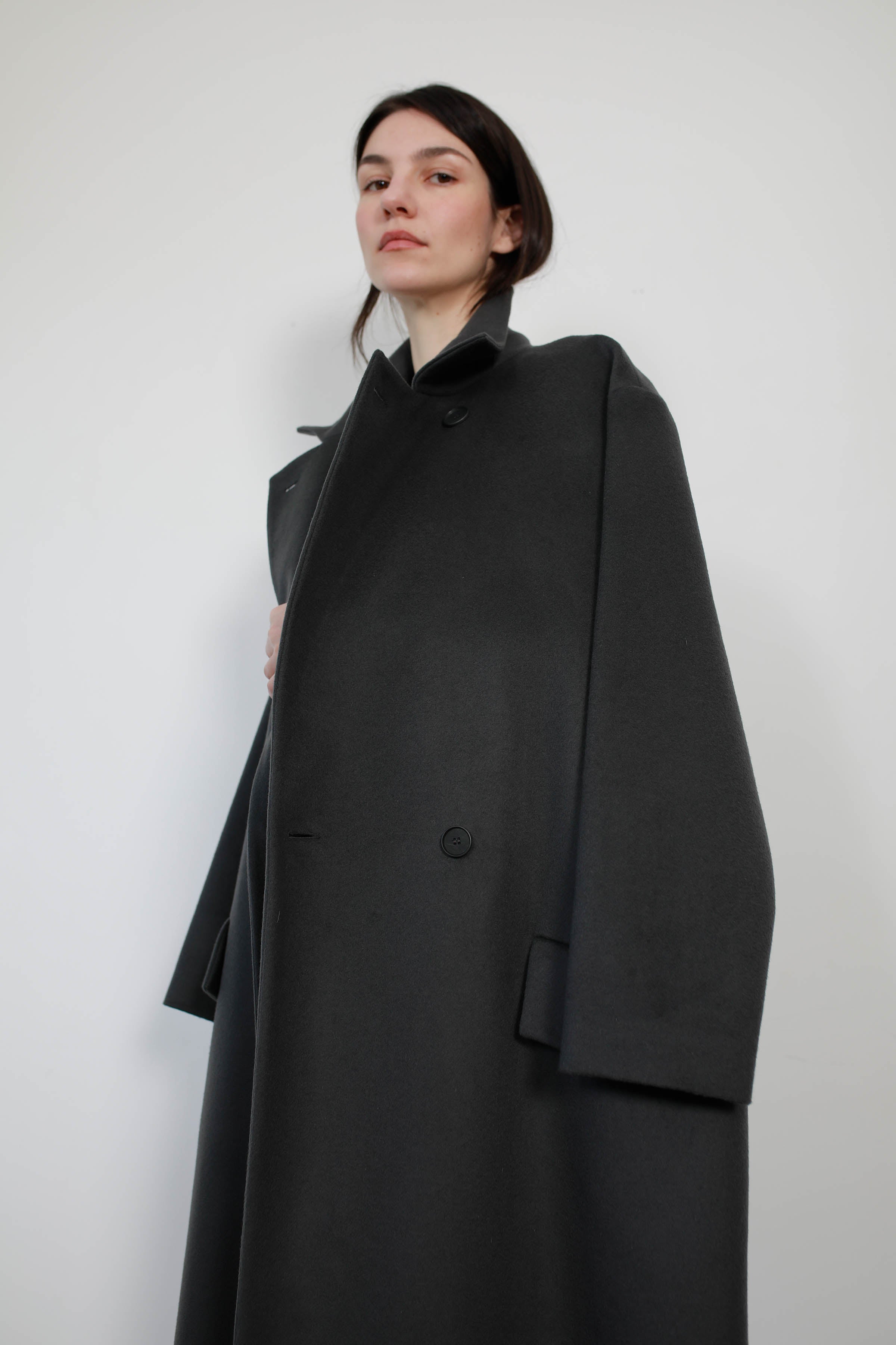 ABRIGO LANA & CASHMERE GRIS