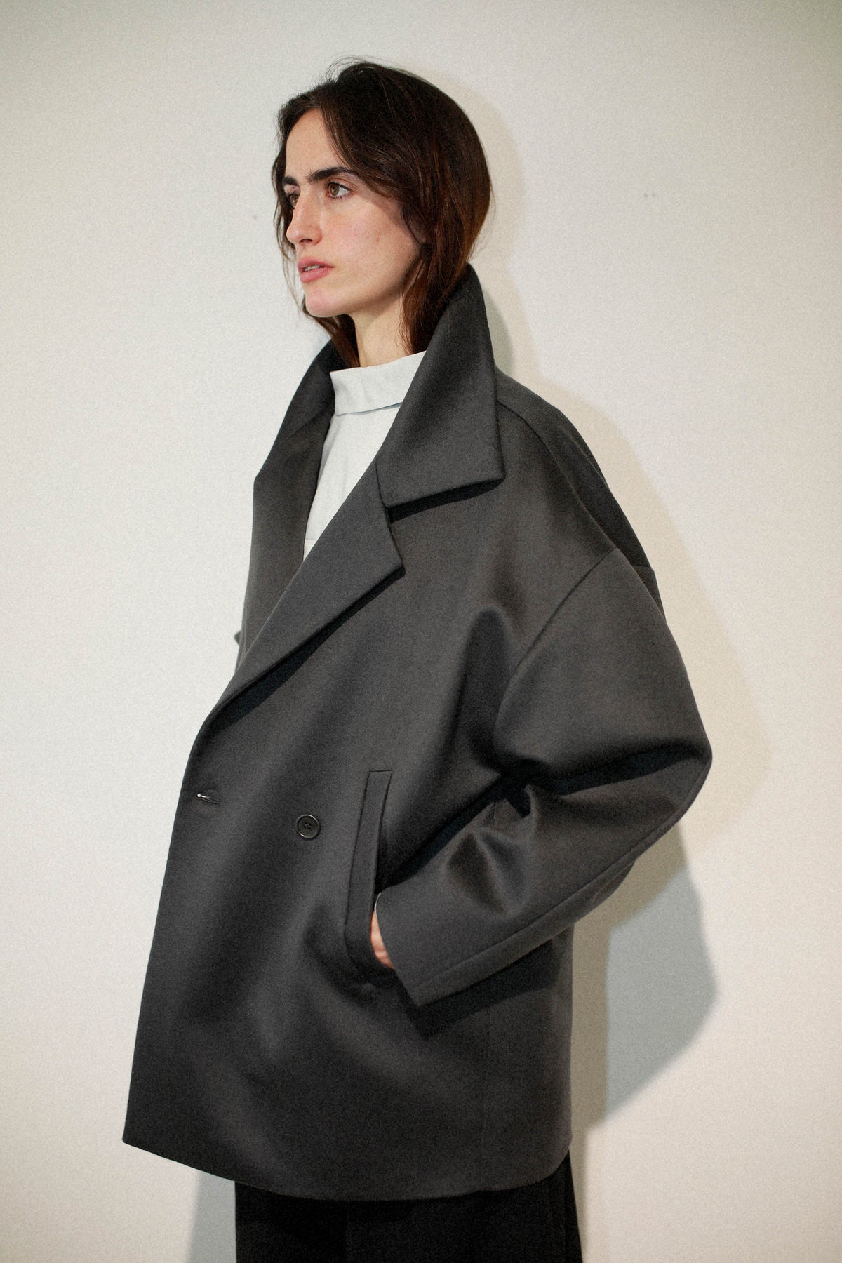 CHAQUETÓN ENVOLVENTE CRUZADO IRELAND