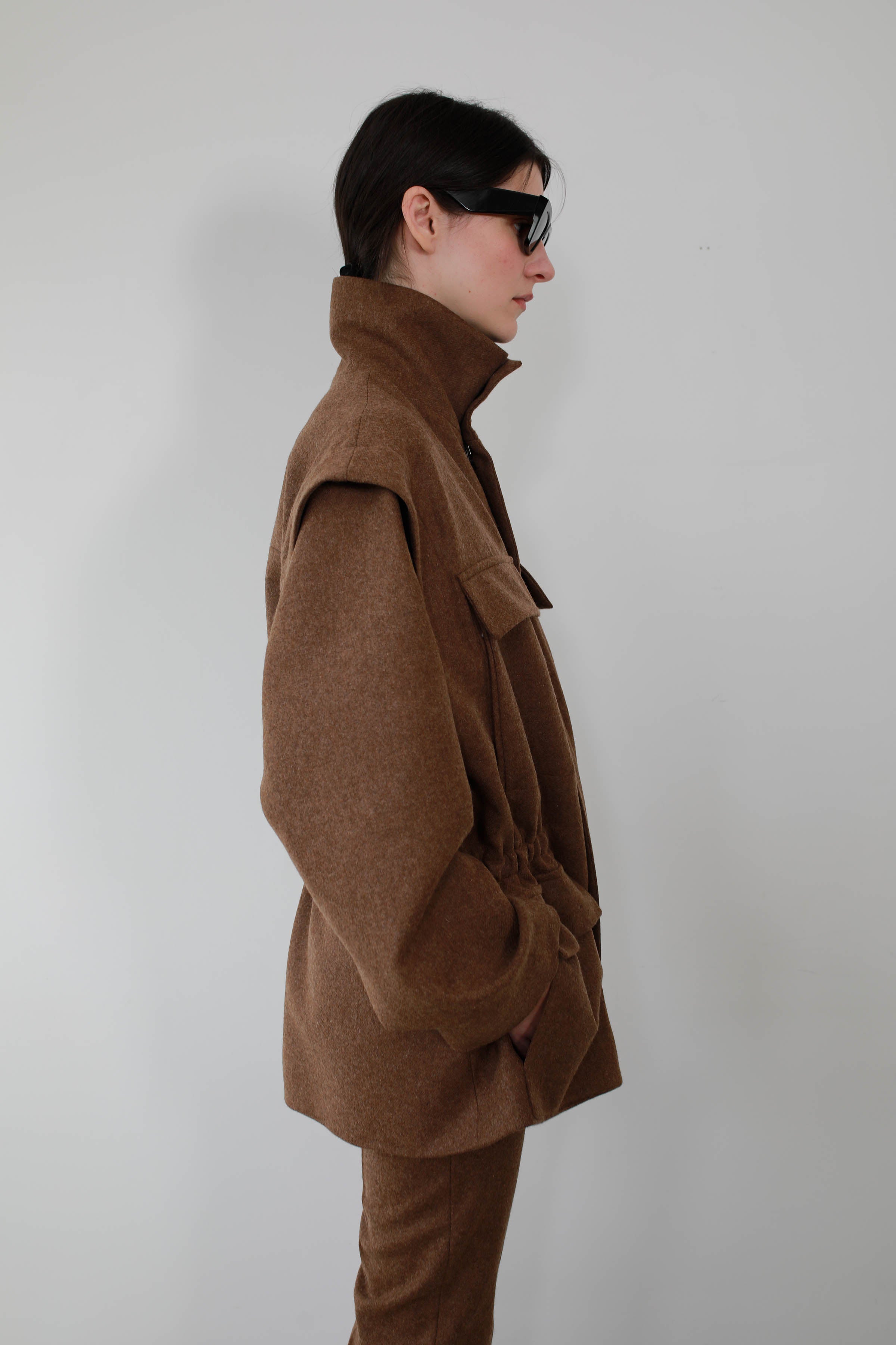 CAZADORA MULTIBOLSILLO EN LANA