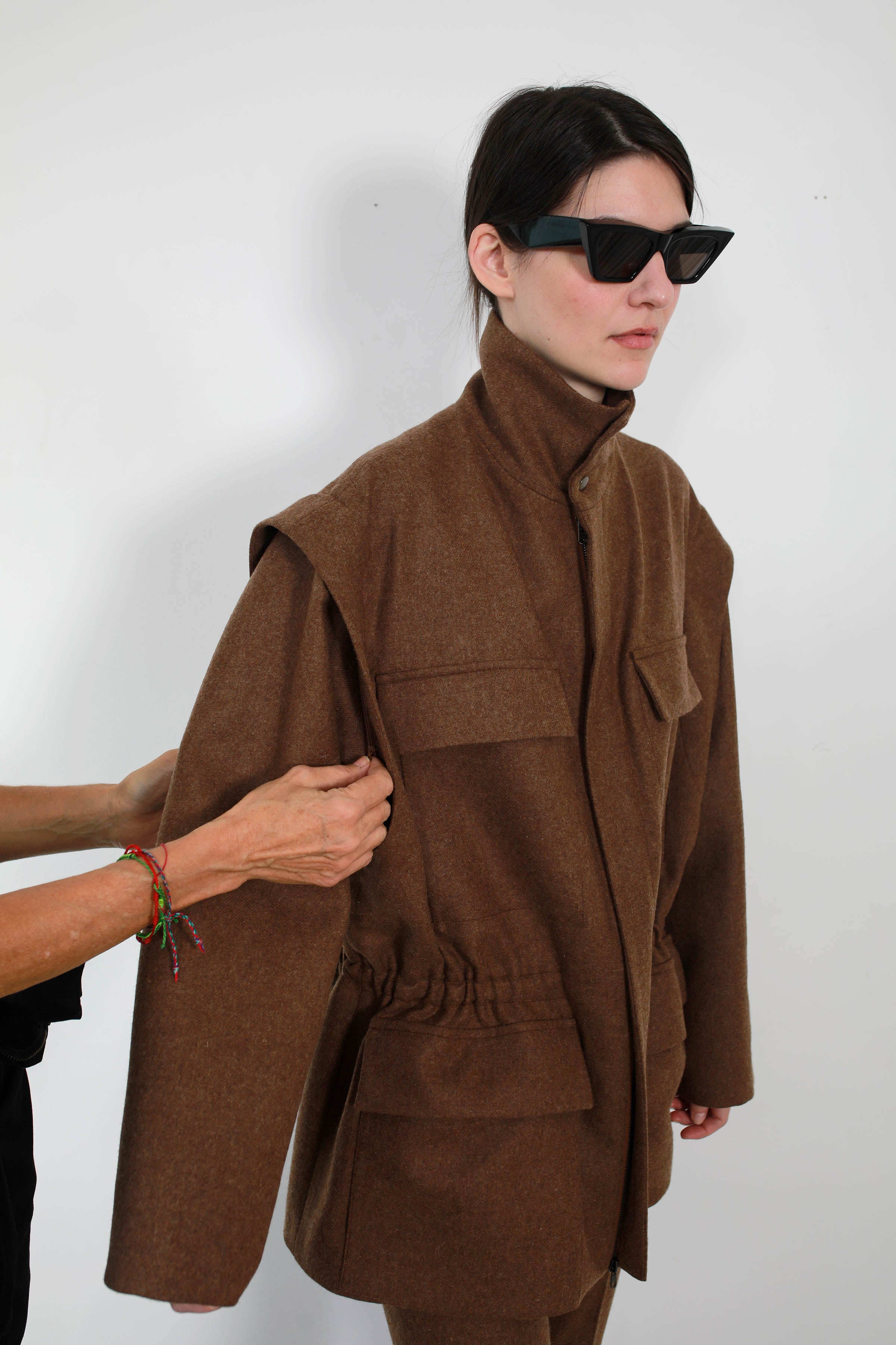 CAZADORA MULTIBOLSILLO EN LANA