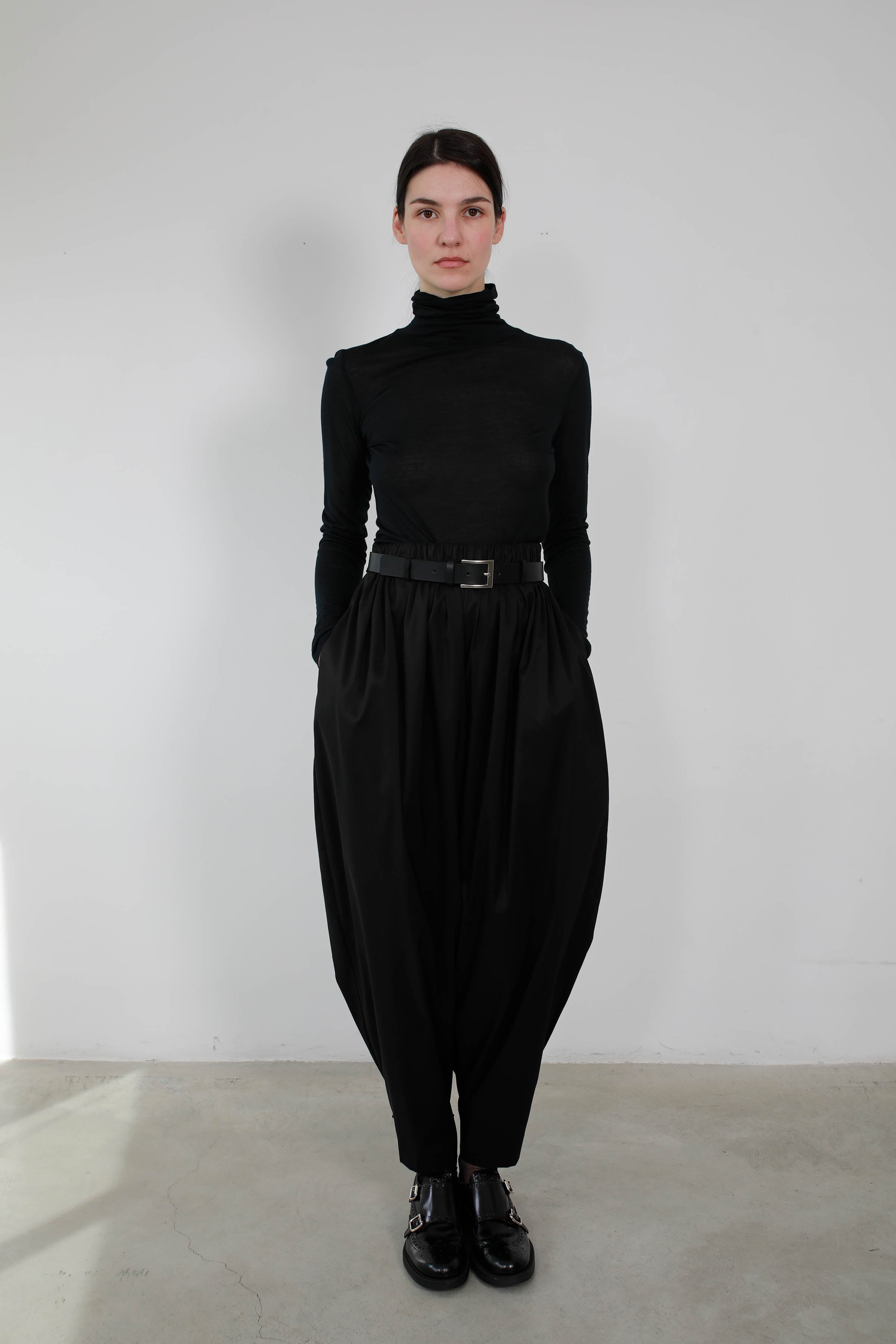 BALLOON PANTS WITH ELASTIC WAIST