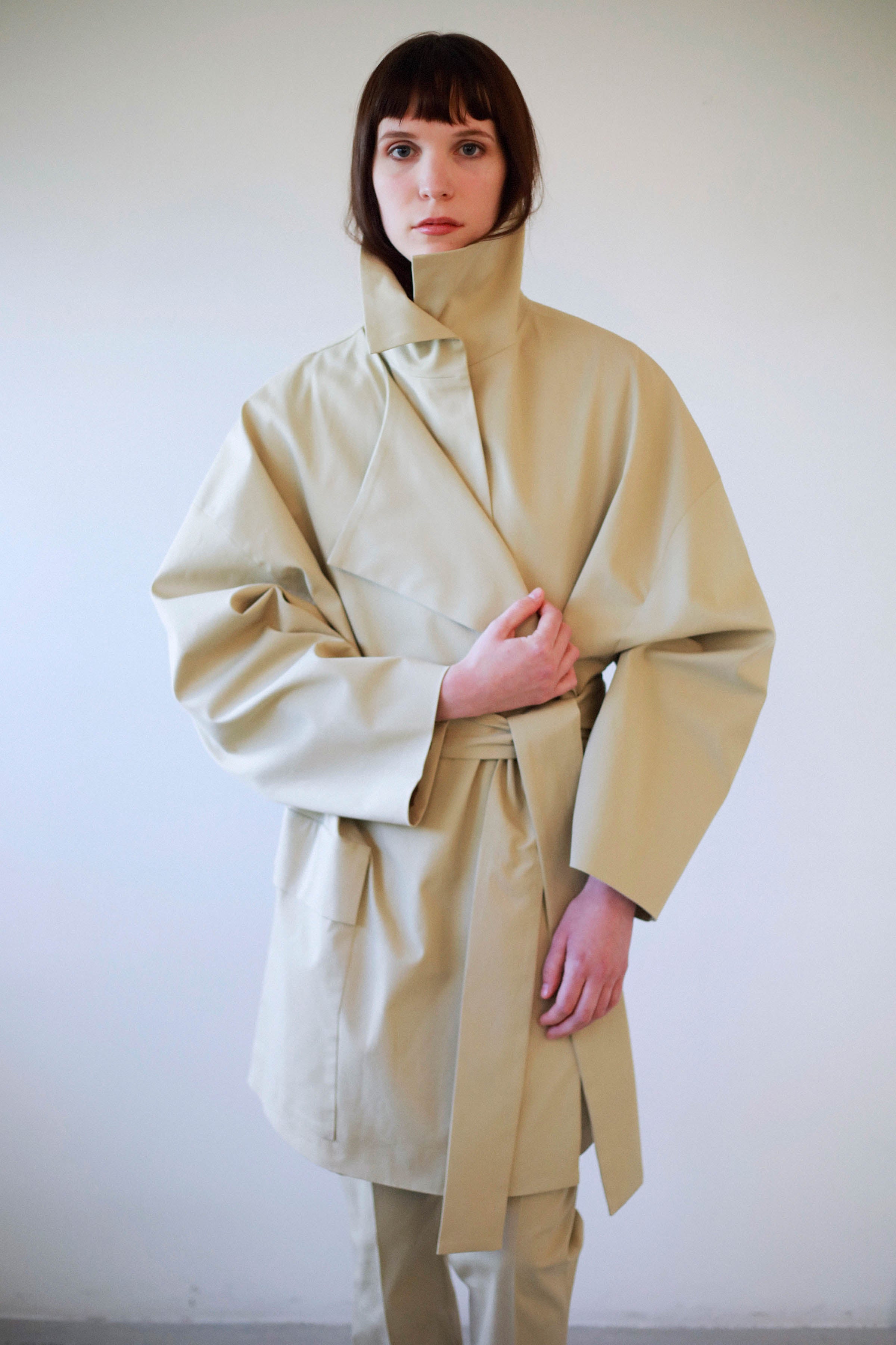 OVERSIZED PARKA WITH DOUBLE CLOSING PIECE