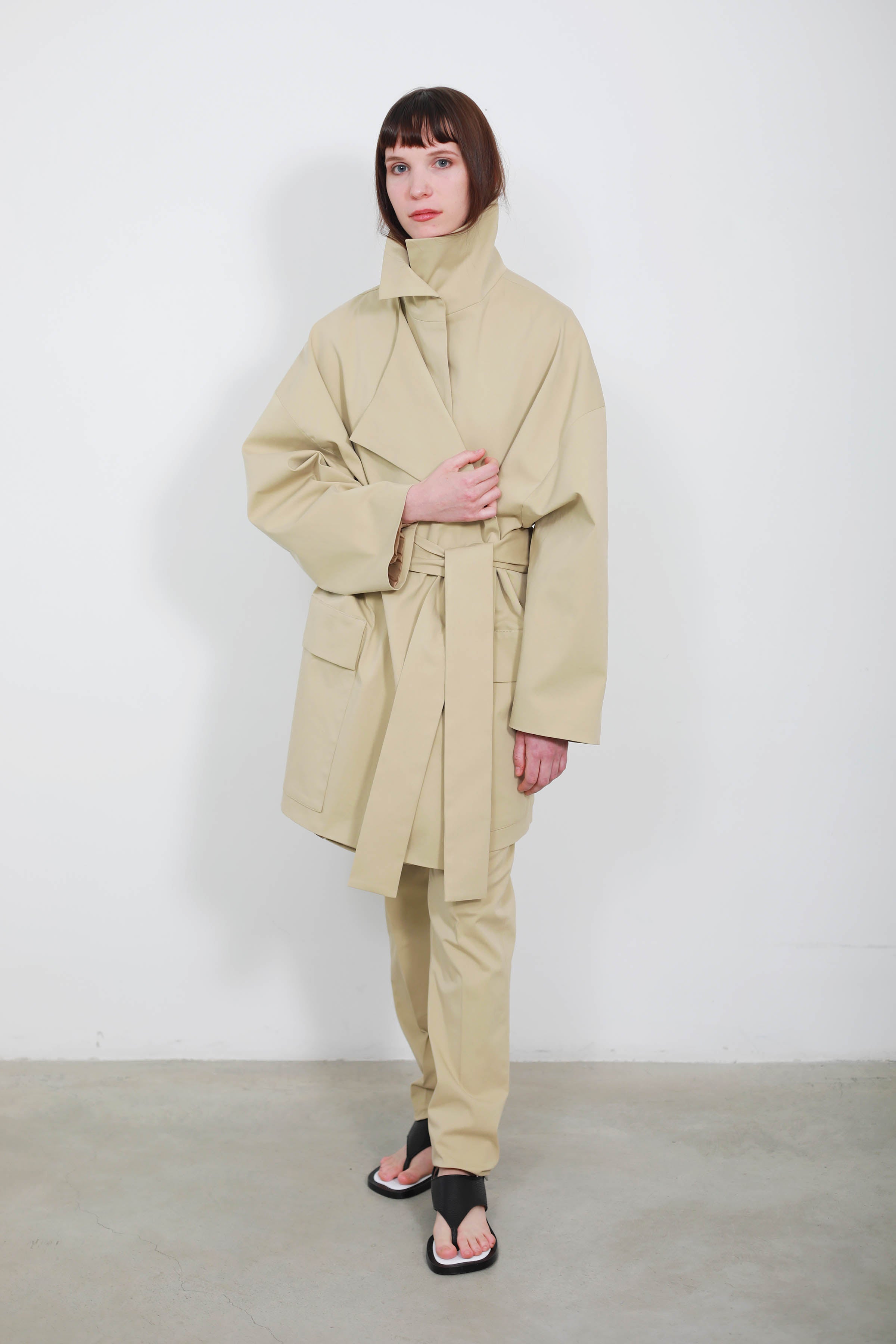 OVERSIZED PARKA WITH DOUBLE CLOSING PIECE