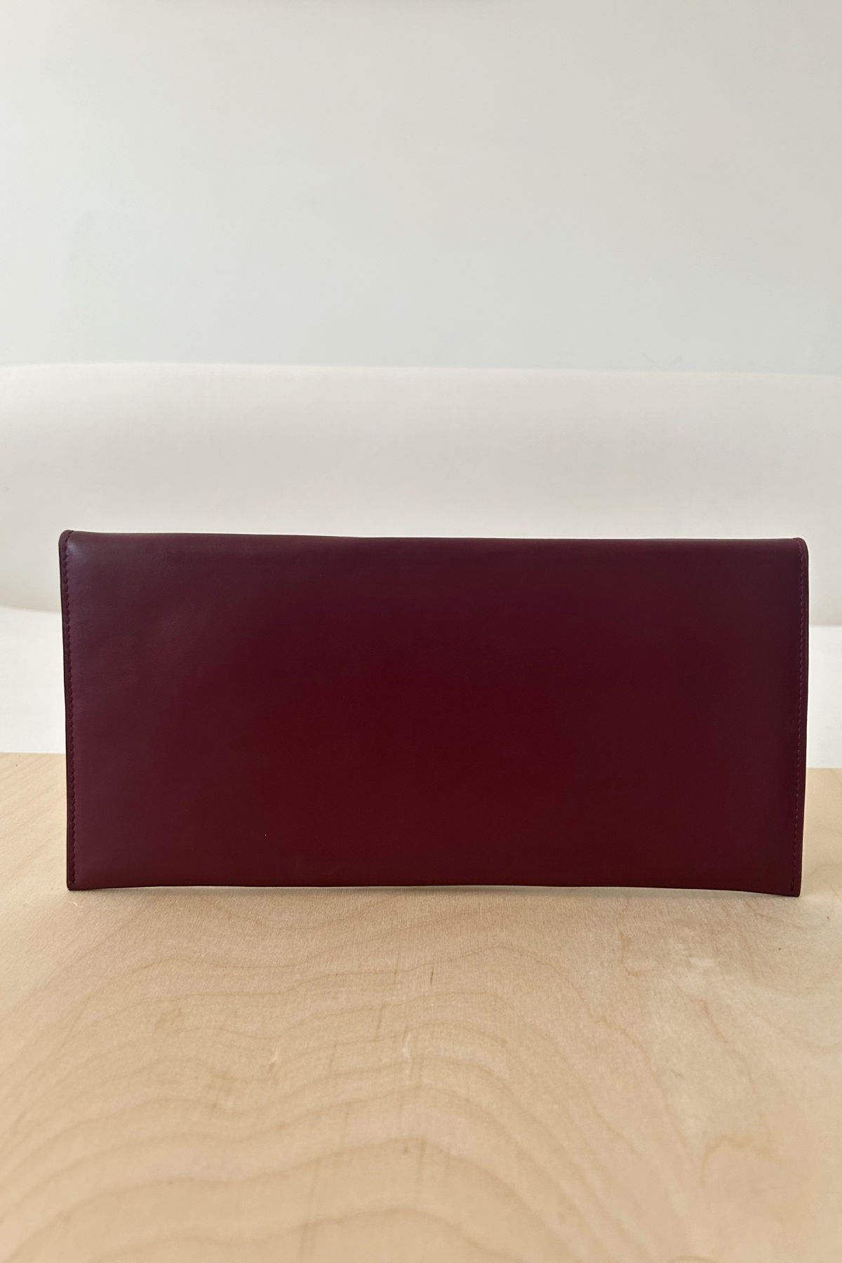 BOLSO DE MANO M EN CUERO BURGUNDY