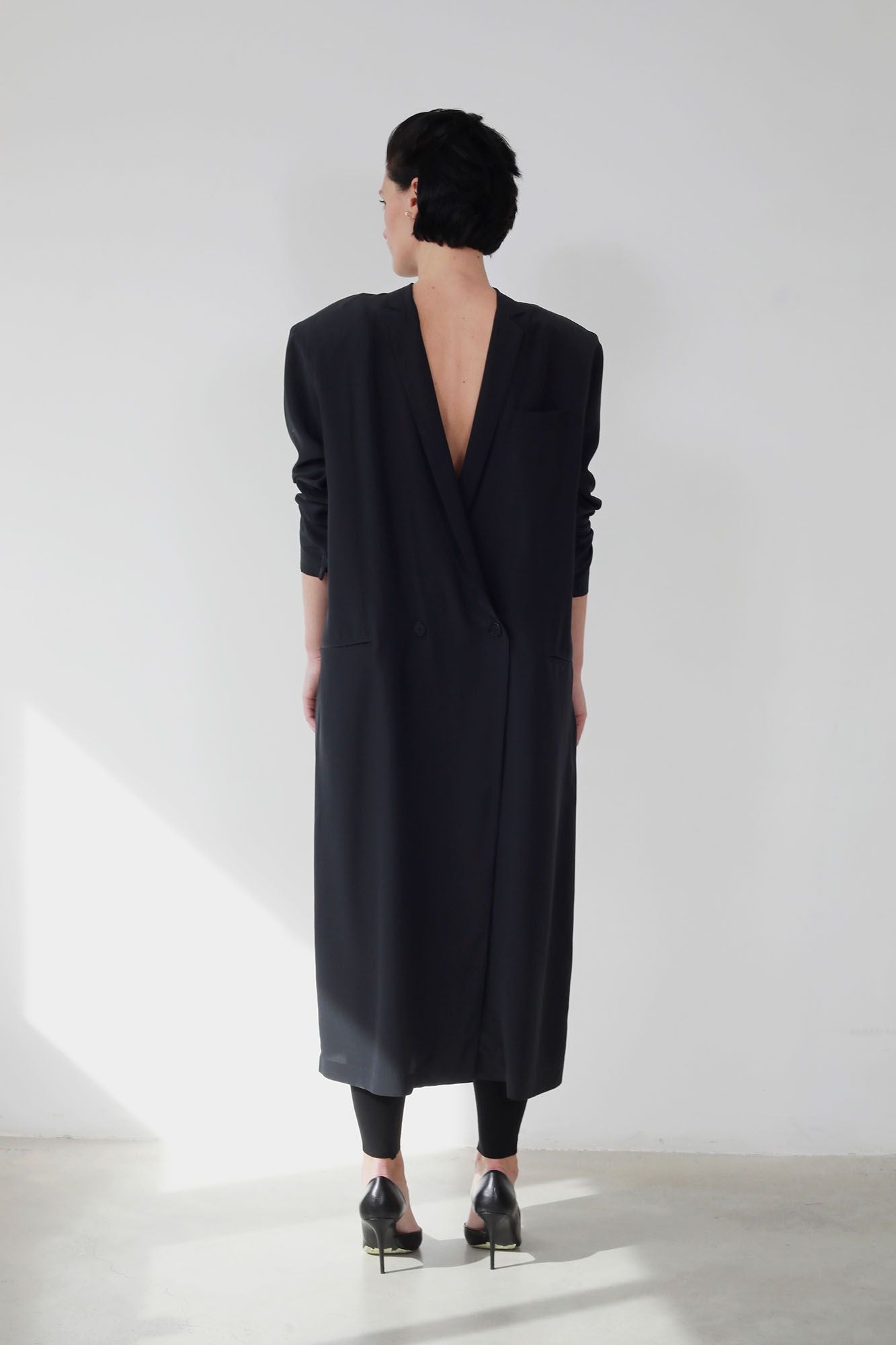 VESTIDO TRENCH NEGRO